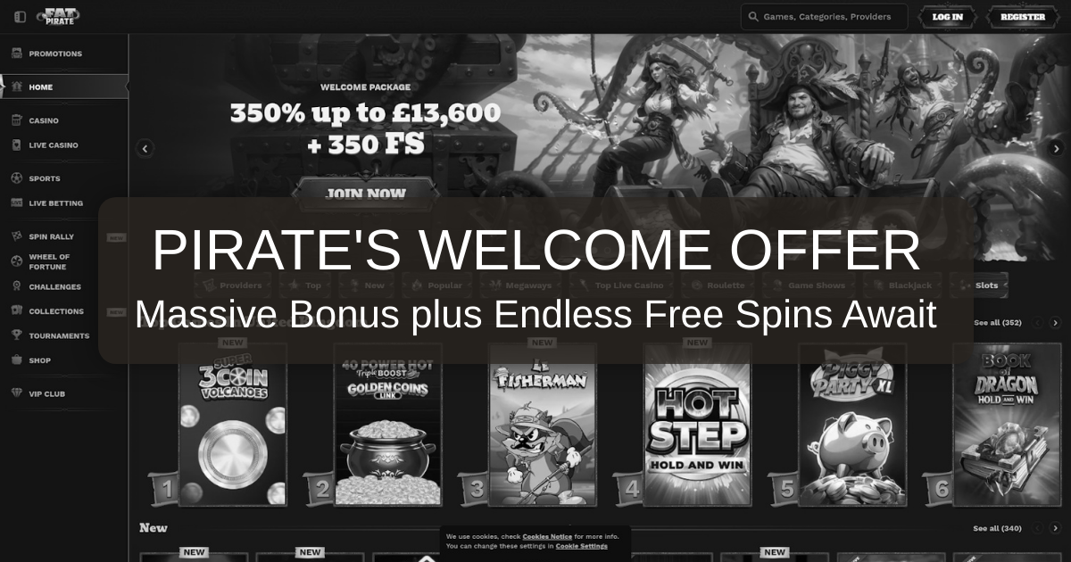 FatPirate Casino UK - Official Online Casino