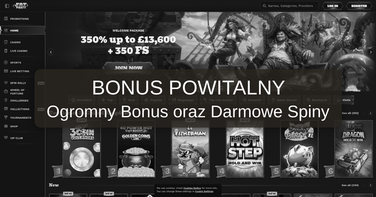 FatPirate Casino Polska - Oficjalne Kasyno Online